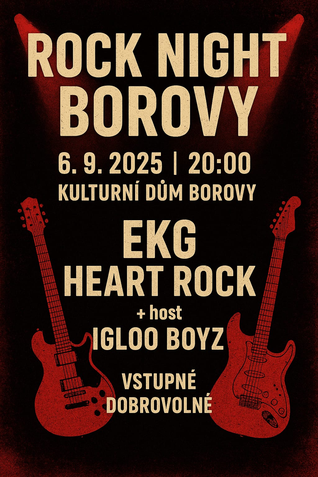 ROCK NIGHT BOROVY - EKG + Igloo Boyz 06.09.2025